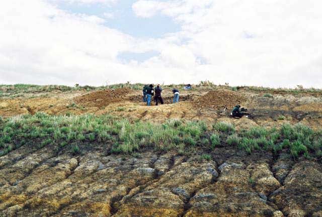 Removing overburden